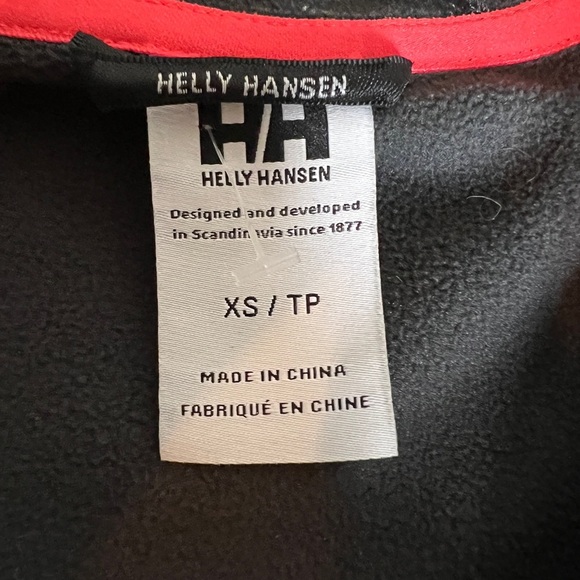 Helly Hansen Black Grey Leopard Print Full Zip Hoodie Jacket Women’s XS - Picture 3 of 6